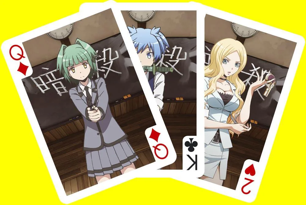 Assassination Classroom Spielkarten – Charaktermotive 2