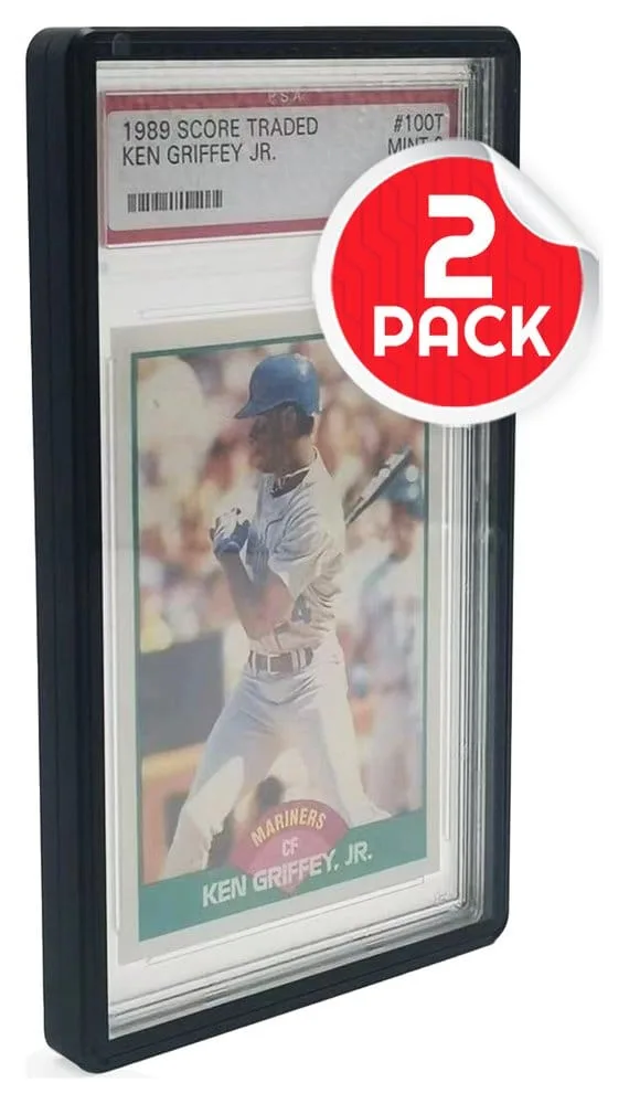 PSA Graded Card Case – Black Magnetic Slab Protector 8