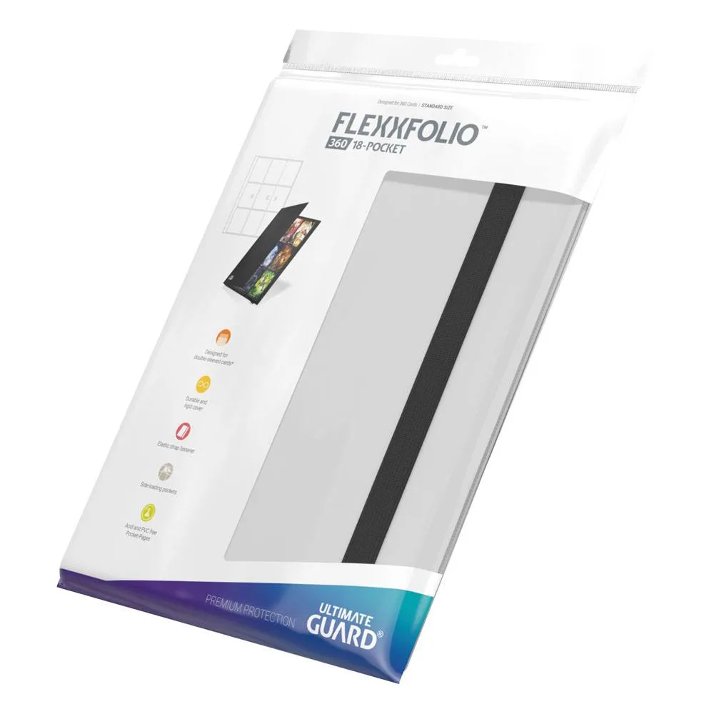 Ultimate Guard Card Binder – White Flexxfolio 360 18-Pocket 8