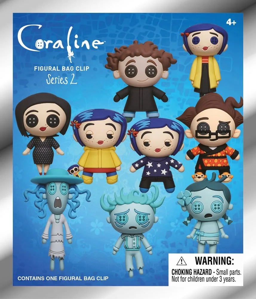 Coraline PVC Bag Clips – Series 2 Display of 24 3