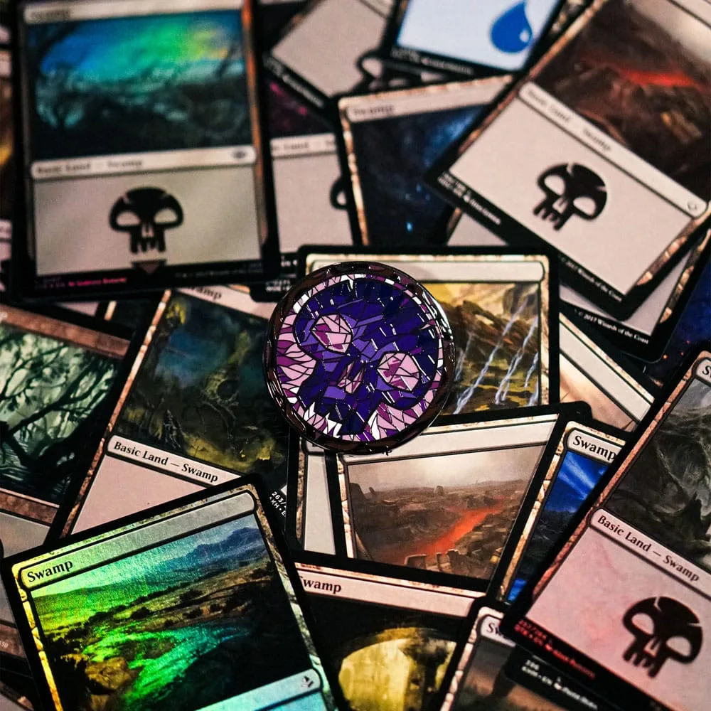 Magic: The Gathering Pins – Stained Glass Lands 10 Blind Boxes 4