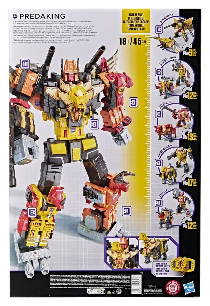 Transformers Combiner Action Figure – Predaking 45 cm 17