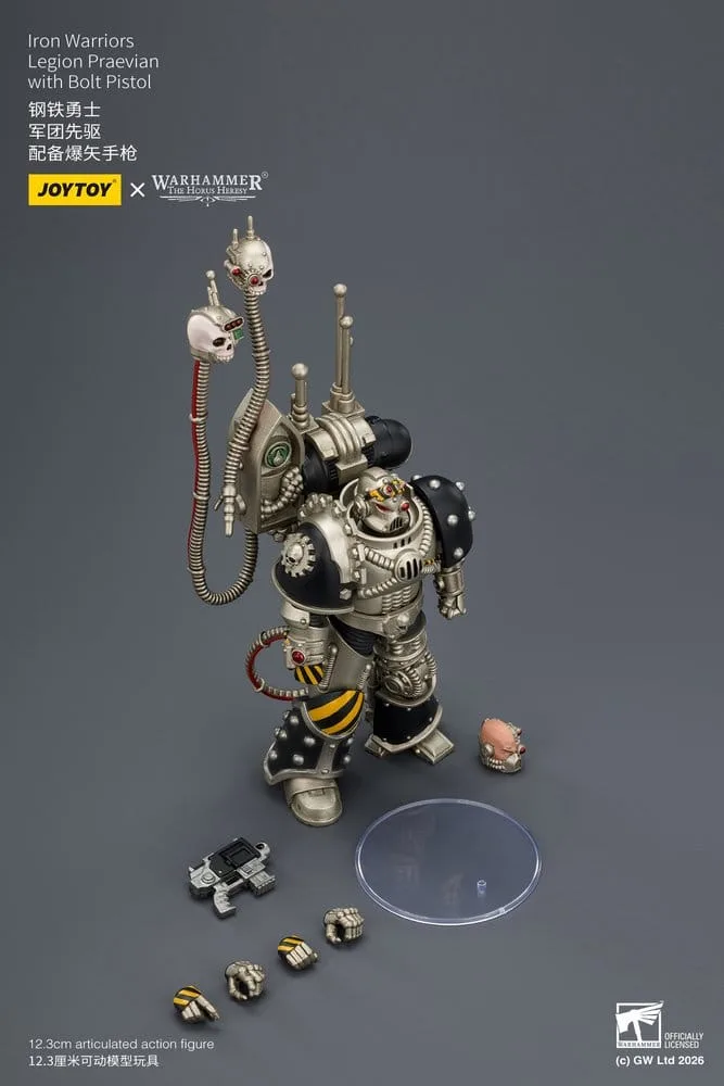 Horus Heresy Actiefiguur – Iron Warriors Legion Praevian 12,3 cm 10