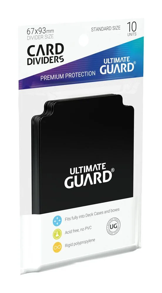 Ultimate Guard Kartentrenner – Schwarz 10er-Set 67 × 93 mm 3