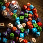 RPG Dobbelstenenset – 80 gemengde dobbelstenen in pot 3