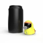 Back to the Future Mini Figure – Marty Radiation Suit 5 cm 4