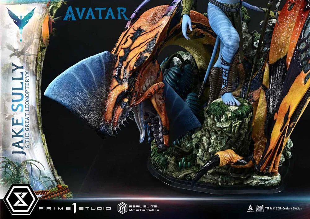 Avatar Statue – Jake Sully & The Great Leonopteryx 87 cm 12