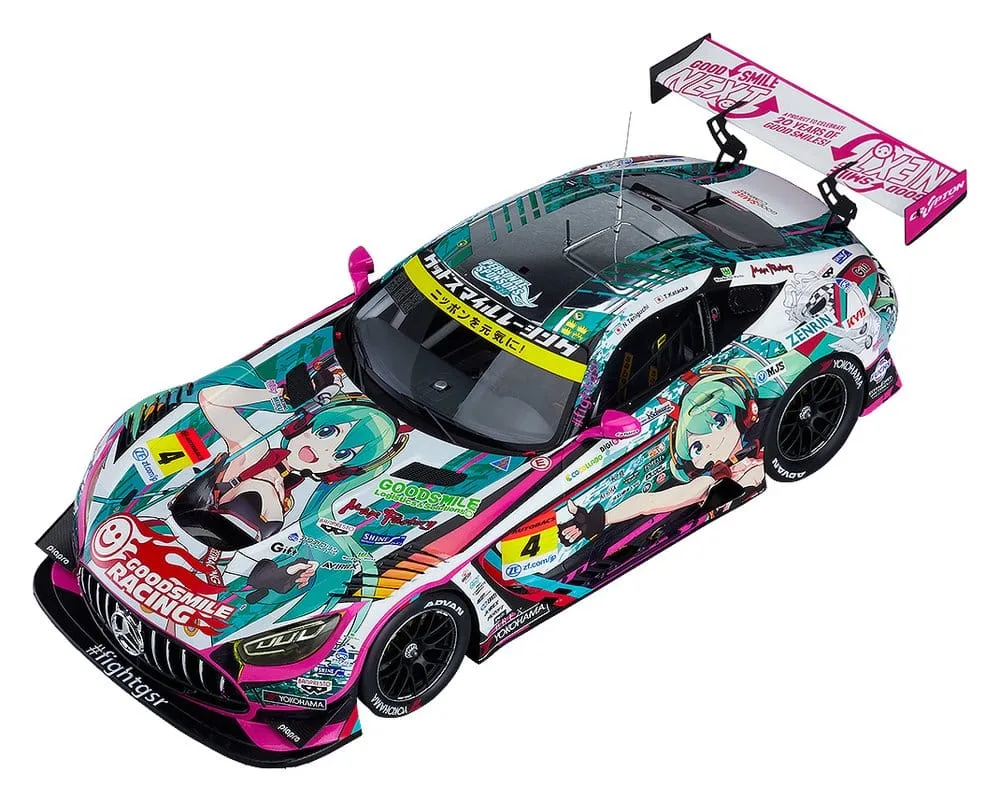 Hatsune Miku Model Car – AMG 2020 Okayama Test 1/18 Scale 26 cm