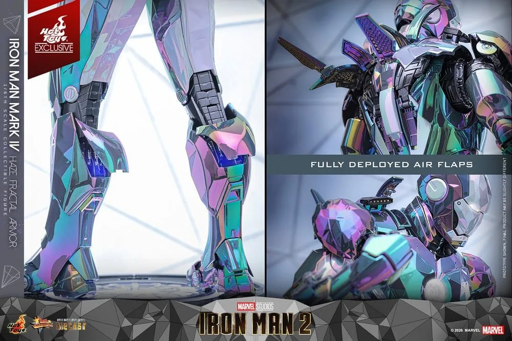 Iron Man 2 Action Figure – Mark IV Haze Fractal Armor 33 cm 21