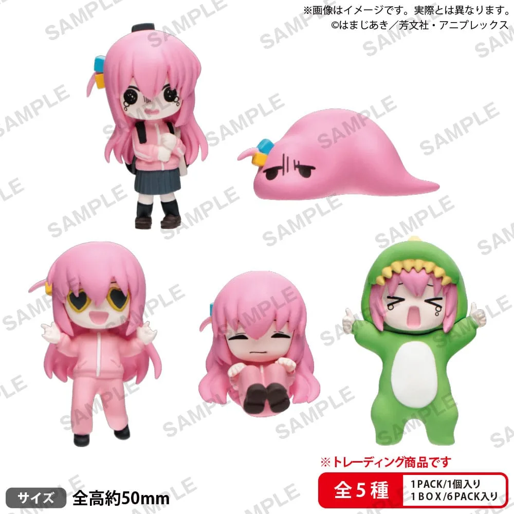 Bocchi the Rock! Mini Figures – 6 Blind Box Display 5 cm