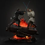 Star Wars Statue – Anakin vs. Obi-Wan mit Beleuchtung 34 cm 3