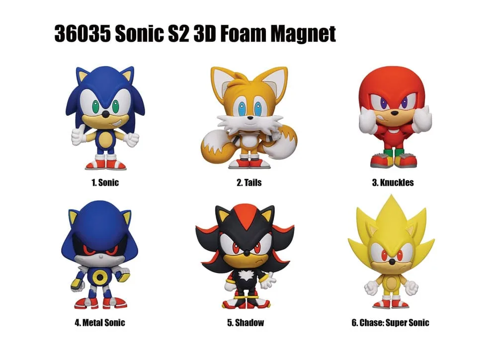 Sonic the Hedgehog Magnet Display – Series 2 12 Blind Bags 1