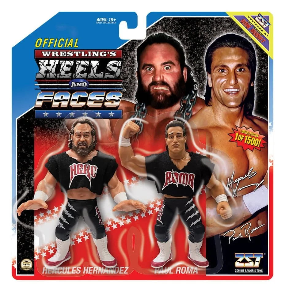 Wrestling Action Figures – Black Gear Hercules and Paul Roma 11 cm 2