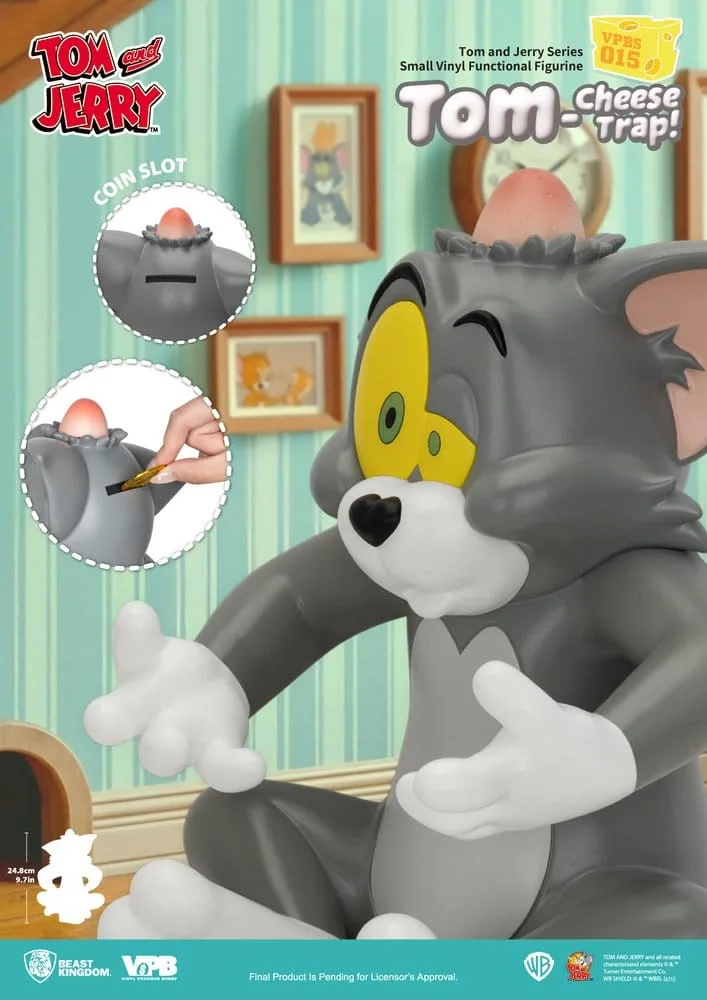Tom and Jerry Coin Bank – Tom Cheese Trap 25 cm 8