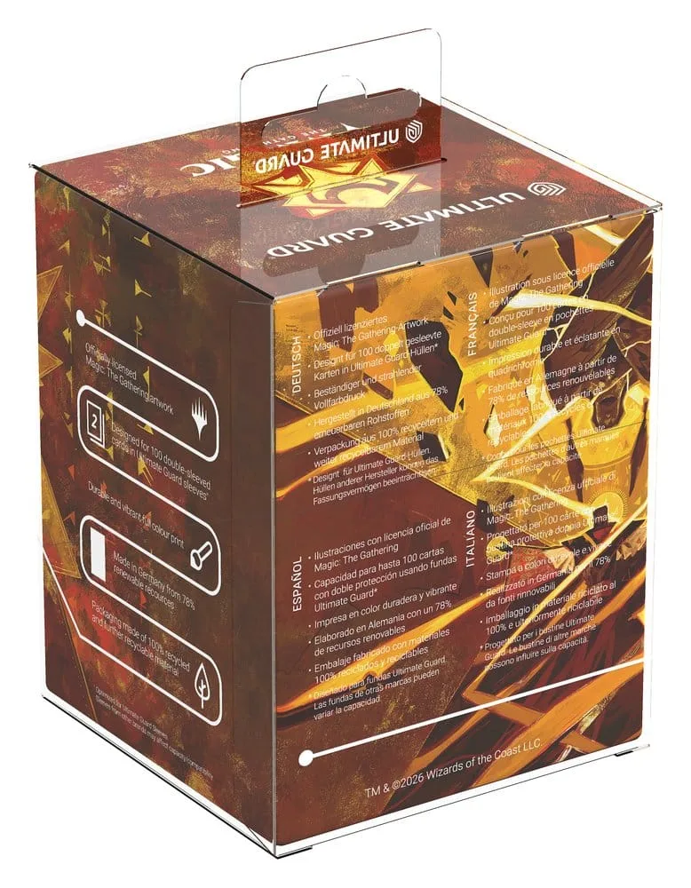 Magic The Gathering Deck Box – Lorehold Boulder 100+ 10