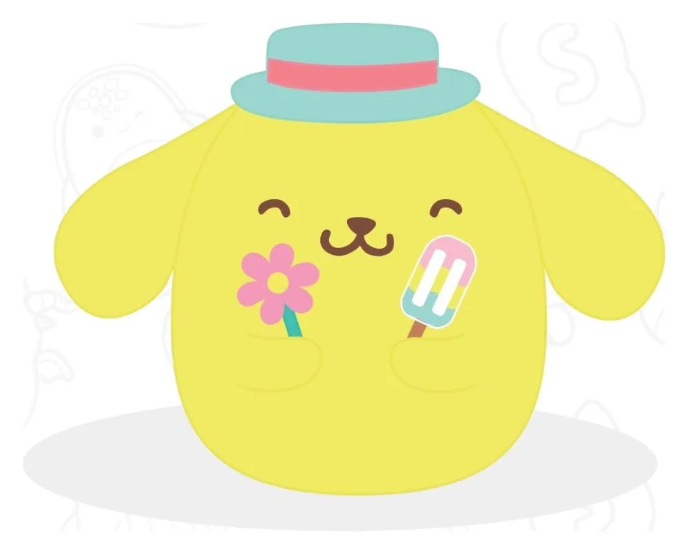 Sanrio Squishmallows Plush – Pompompurin Popsicle 20 cm