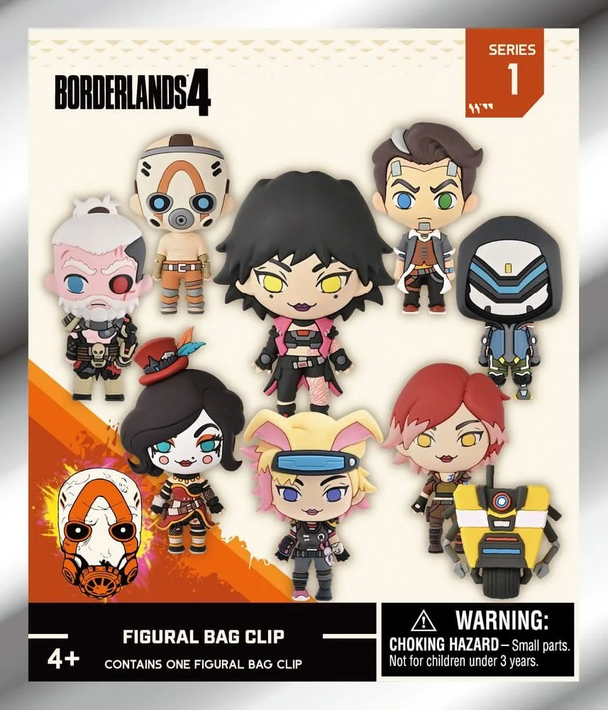 Borderlands Bag Clips – Series 1 Display of 24 3