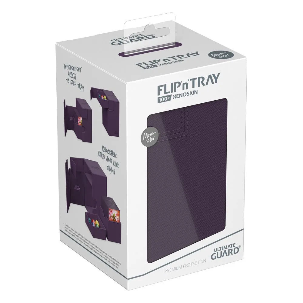 Ultimate Guard Deck Box – Purple Flip’n’Tray 100+ Xenoskin 7