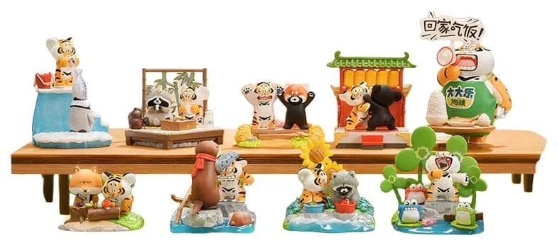 Alexander the Fat Tiger Mini Figures – 8-Piece Blind Display 5–13 cm