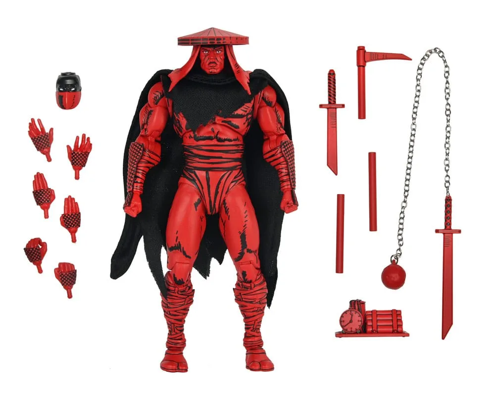 TMNT Action Figure – Red and Black Foot Assassin 18 cm 18