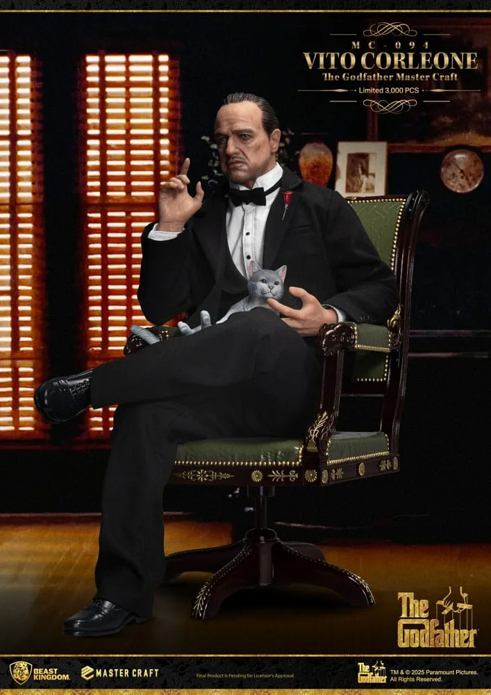 The Godfather Statue – Vito Corleone Master Craft 31 cm 3