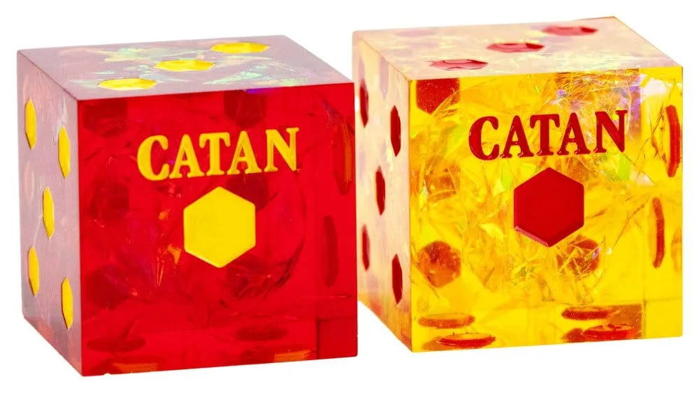 Catan Dice Set – Sharp Edge Resin D6 2