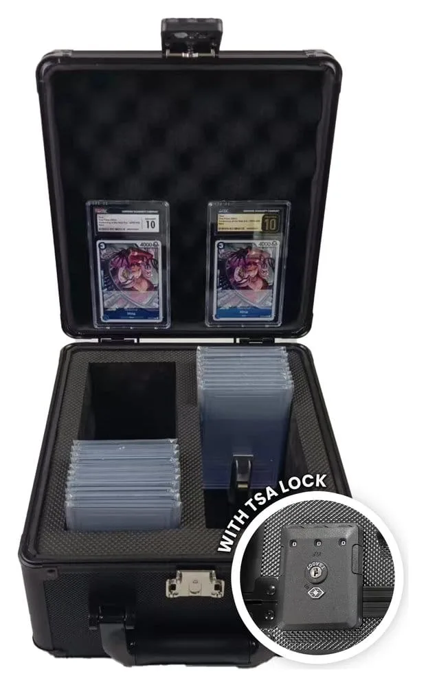Evoretro Graded Card Storage Box – Black 60-Card Capacity