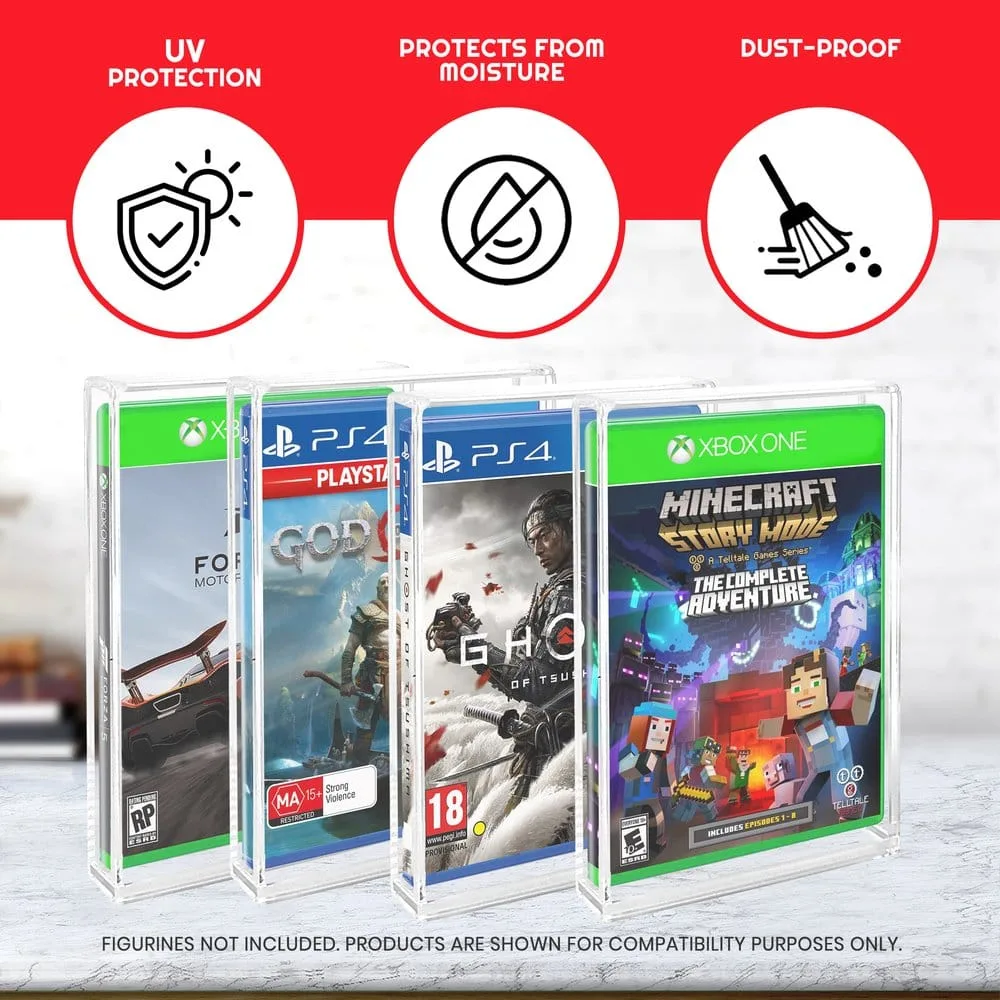 Gaming Acrylic Cases – PS3 PS4 Blu-ray Xbox One 2-Pack 4