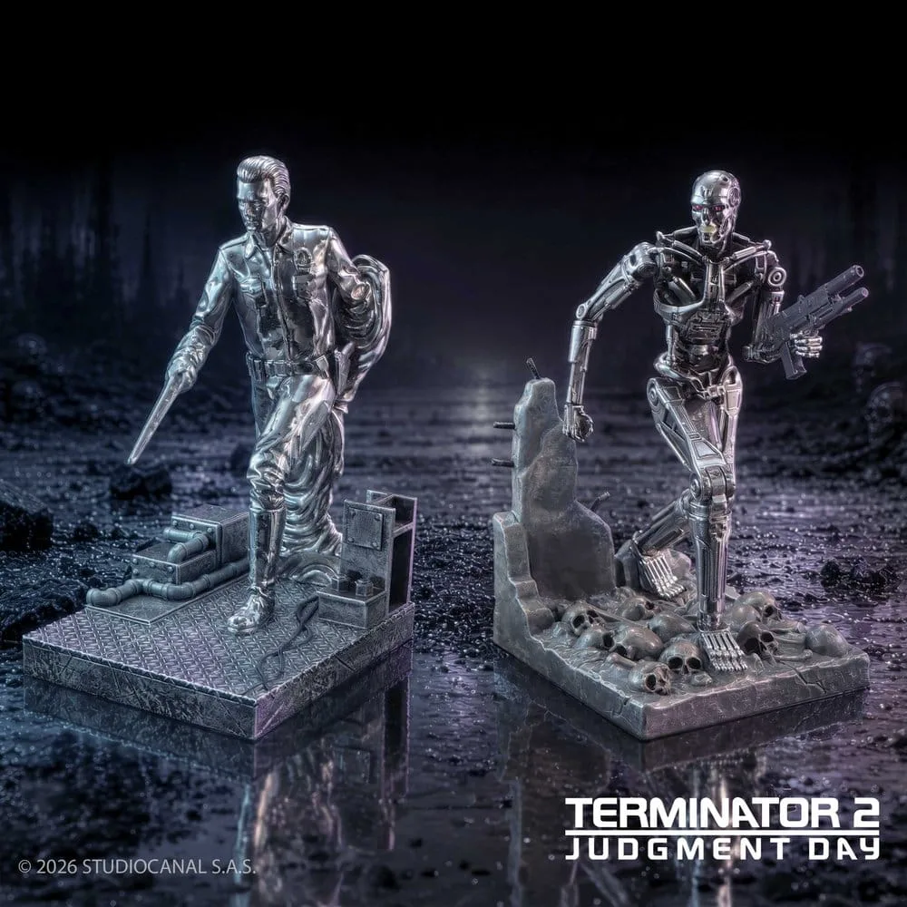 Terminator 2 Bookends – T-1000 vs T-800 19 cm 6