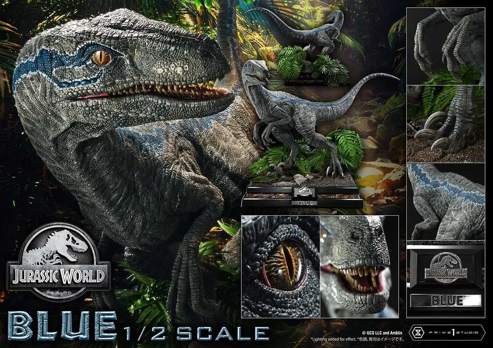 Jurassic World Fallen Kingdom Statue – Blue 1/2 Scale 88 cm 6
