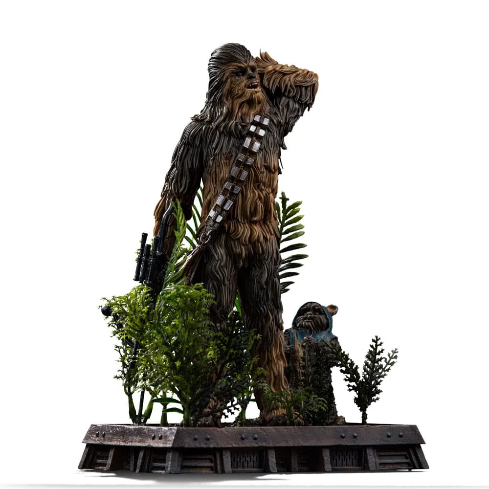 Star Wars Episode VI Statue – Chewbacca and Tokkat 1:10 22 cm 3