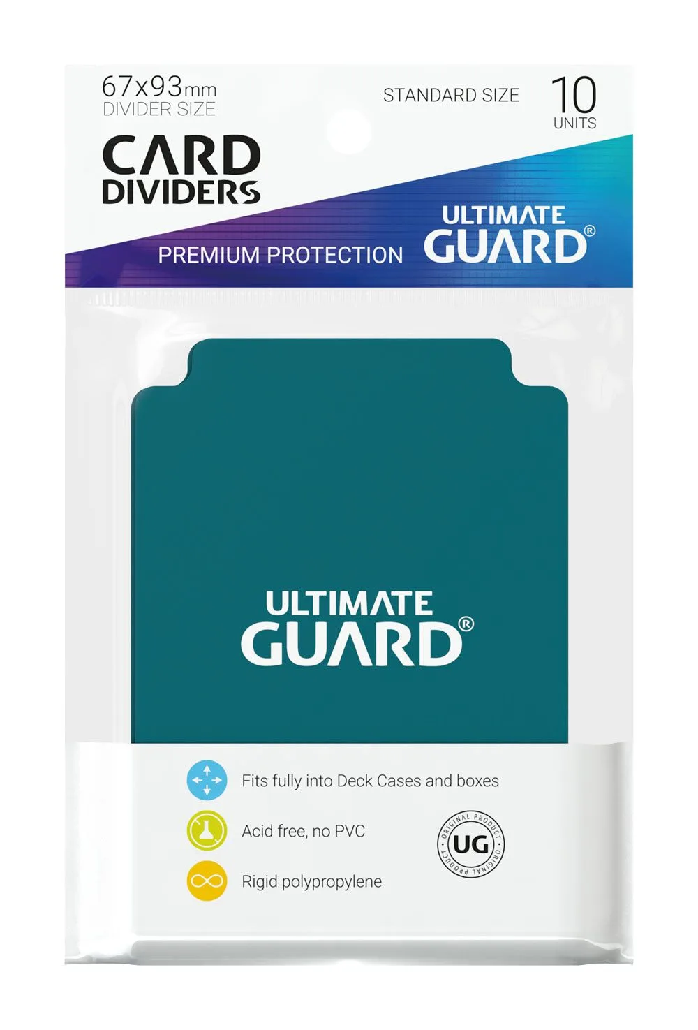 Ultimate Guard Card Dividers – Petrol 10-Pack 67 x 93 mm 2