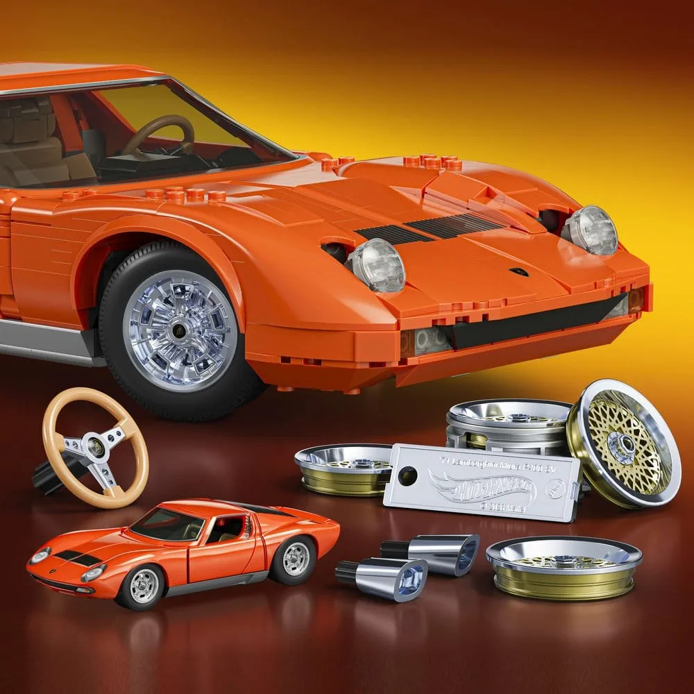Hot Wheels Bouwset – Lamborghini Miura P400 SV 1:12 5