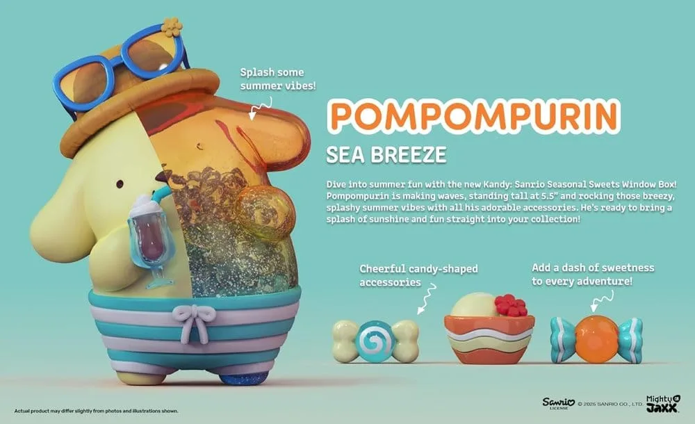 Sanrio verzamelfiguur – Kandy Pompompurin Sea Breeze 15 cm 9