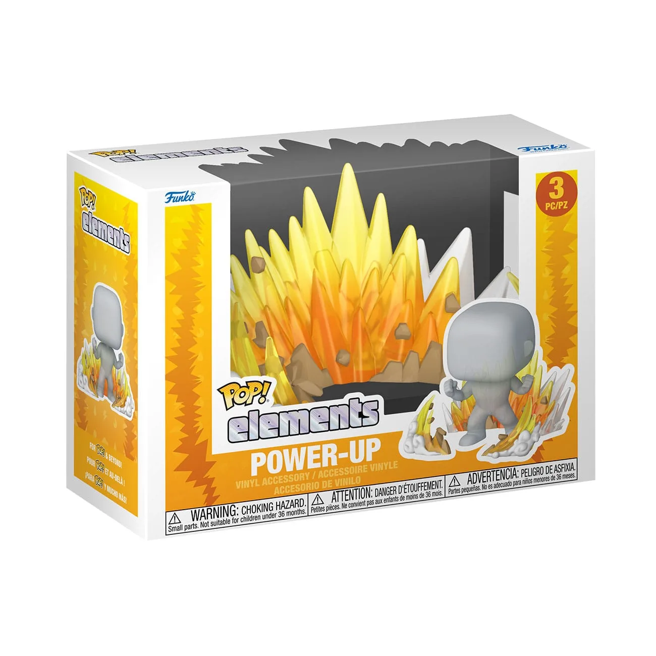 Power Up Vinyl Figure – Yellow POP Nooks 5 cm 2
