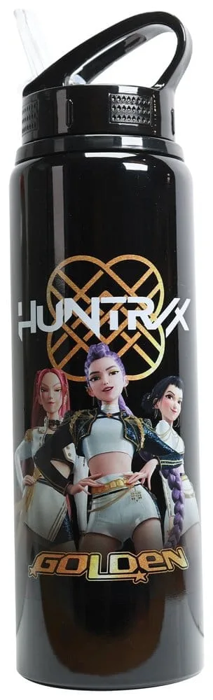 KPop Demon Hunters Water Bottle – Golden Flip Top 700 ml