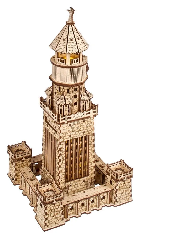 Lighthouse of Alexandria Model Kit – Ugears Wooden Edition 20