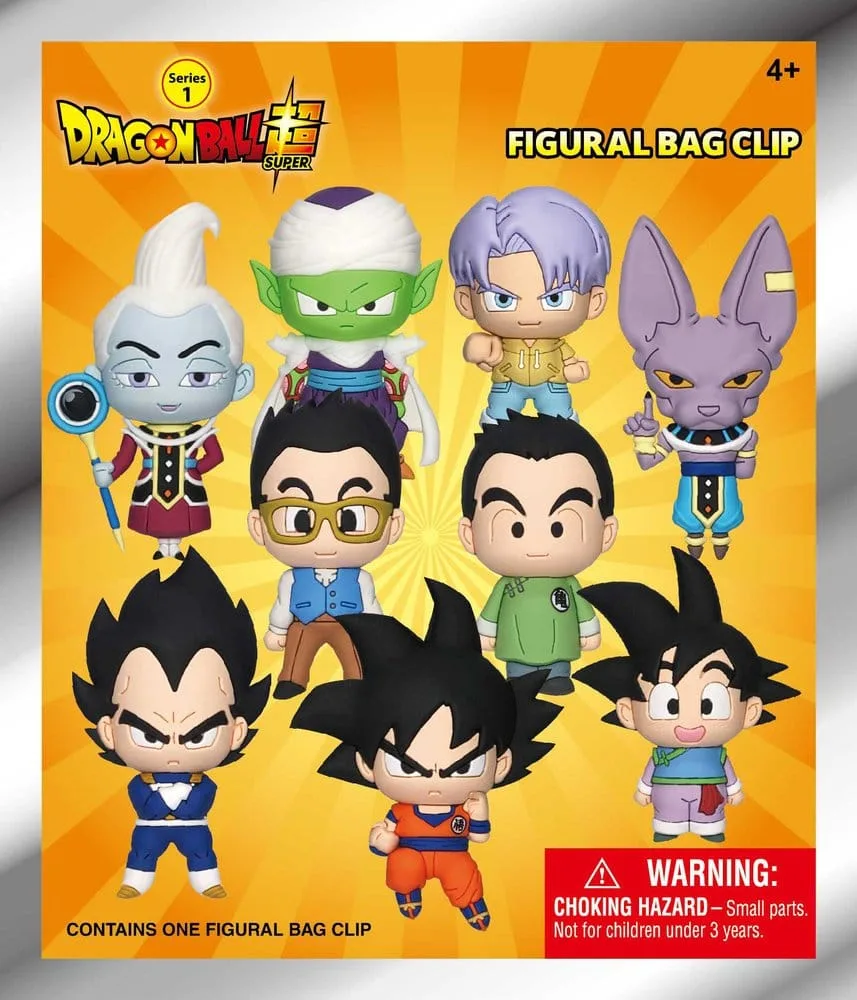 Dragon Ball Super Bag Clips – Series 1 Display of 24 3
