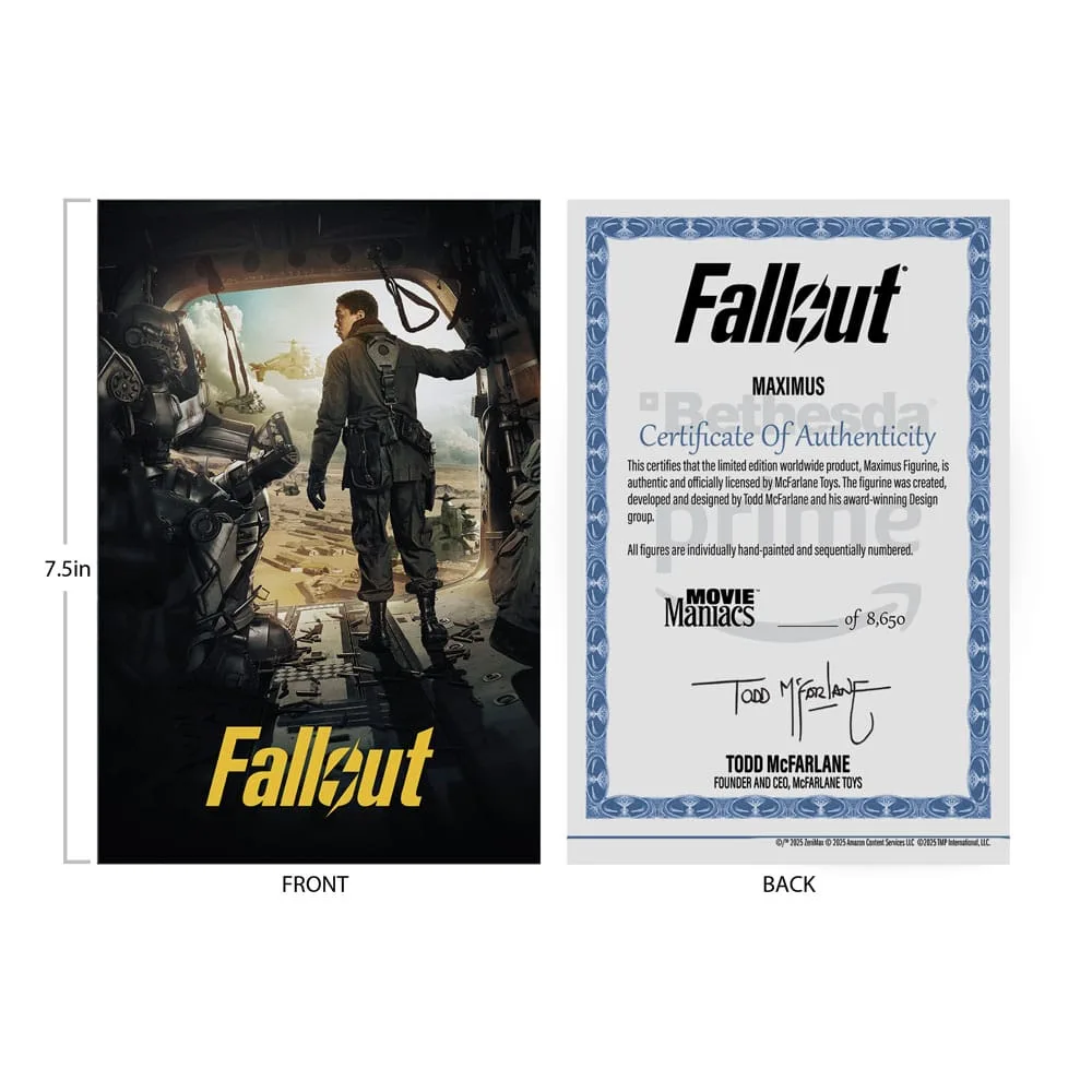 Fallout Posed Figure – Movie Maniacs Maximus Season 2 17 cm 6