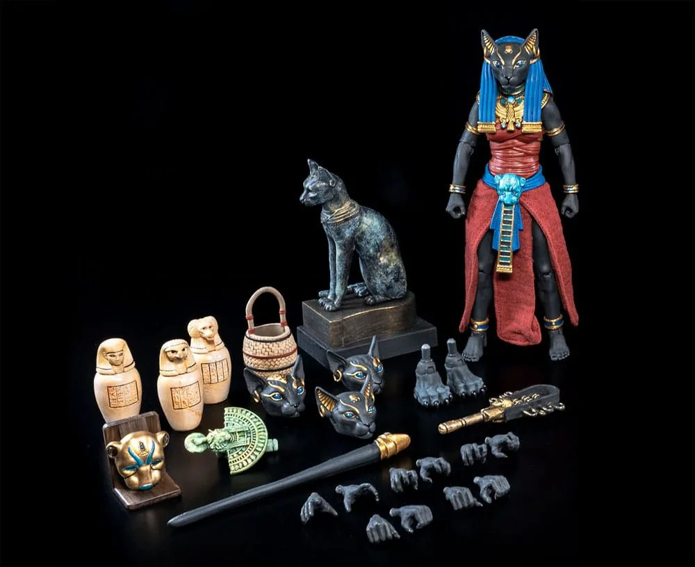 Figura Obscura Action Figure – Bastet Black and Red 3