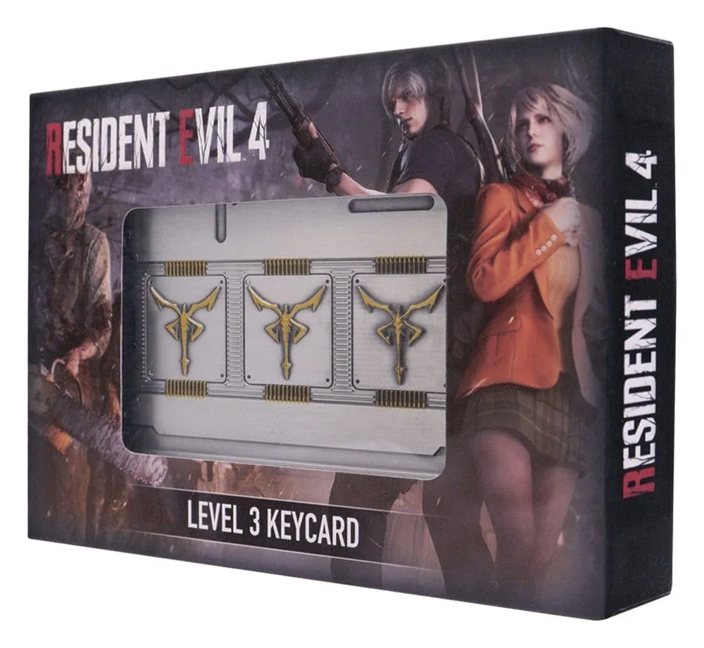 Resident Evil 4 Replik – Level-3-Schlüsselkarte 90 × 54 mm 3