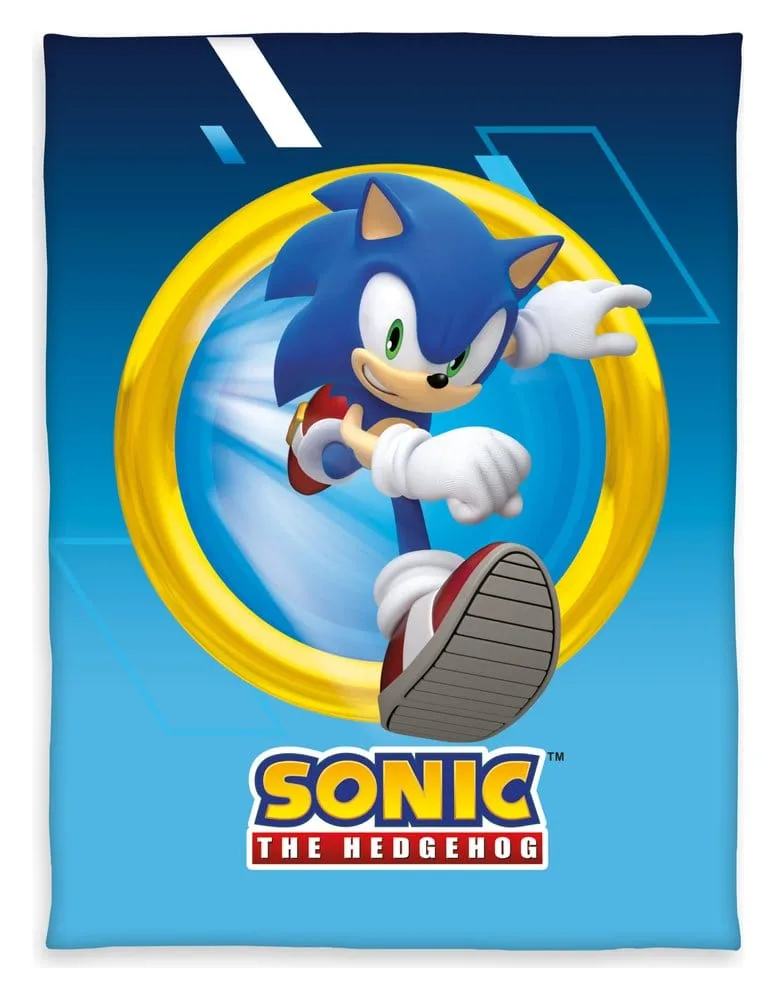 Sonic the Hedgehog Fleece Blanket – Character Design 130 x 170 cm