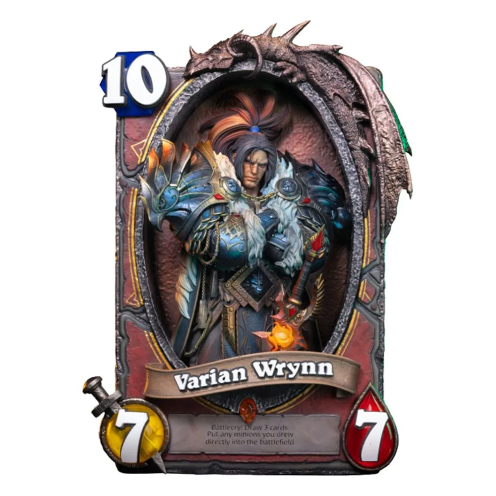 Hearthstone 3D Art Frame Statue – Varian Wrynn 31 cm