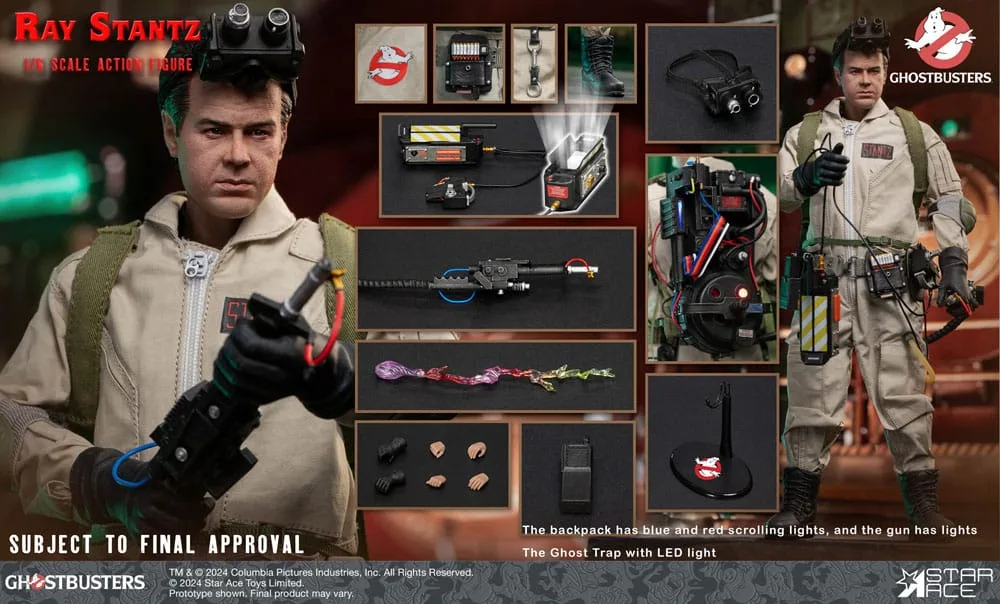 Ghostbusters 1984 Action Figure – Ray Stantz 1/6 30 cm 6
