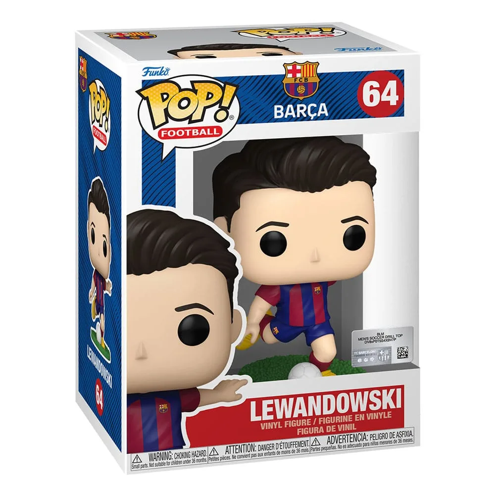 Barcelona Pop Football Figure – Lewandowski 9 cm 2