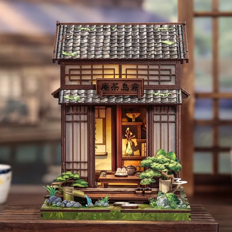 CuteBee Miniature House Model Kit – Kirishima Cha-an 19 x 14 cm 2