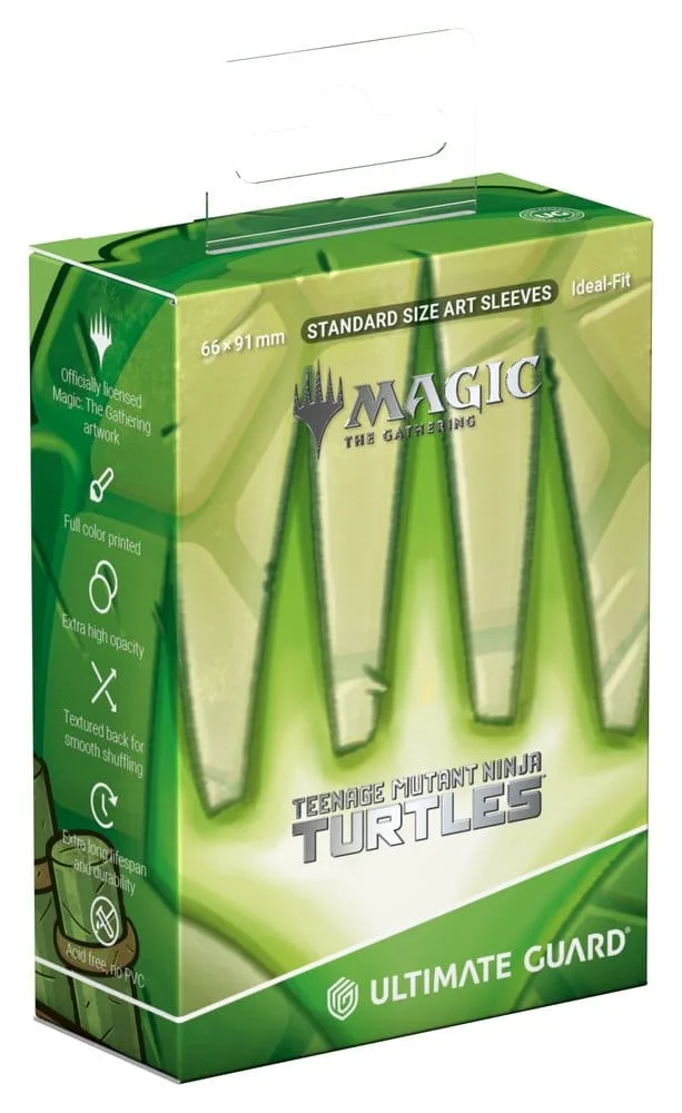 MTG TMNT Card Sleeves – Turtle Planeswalker Symbol 66 x 91 mm