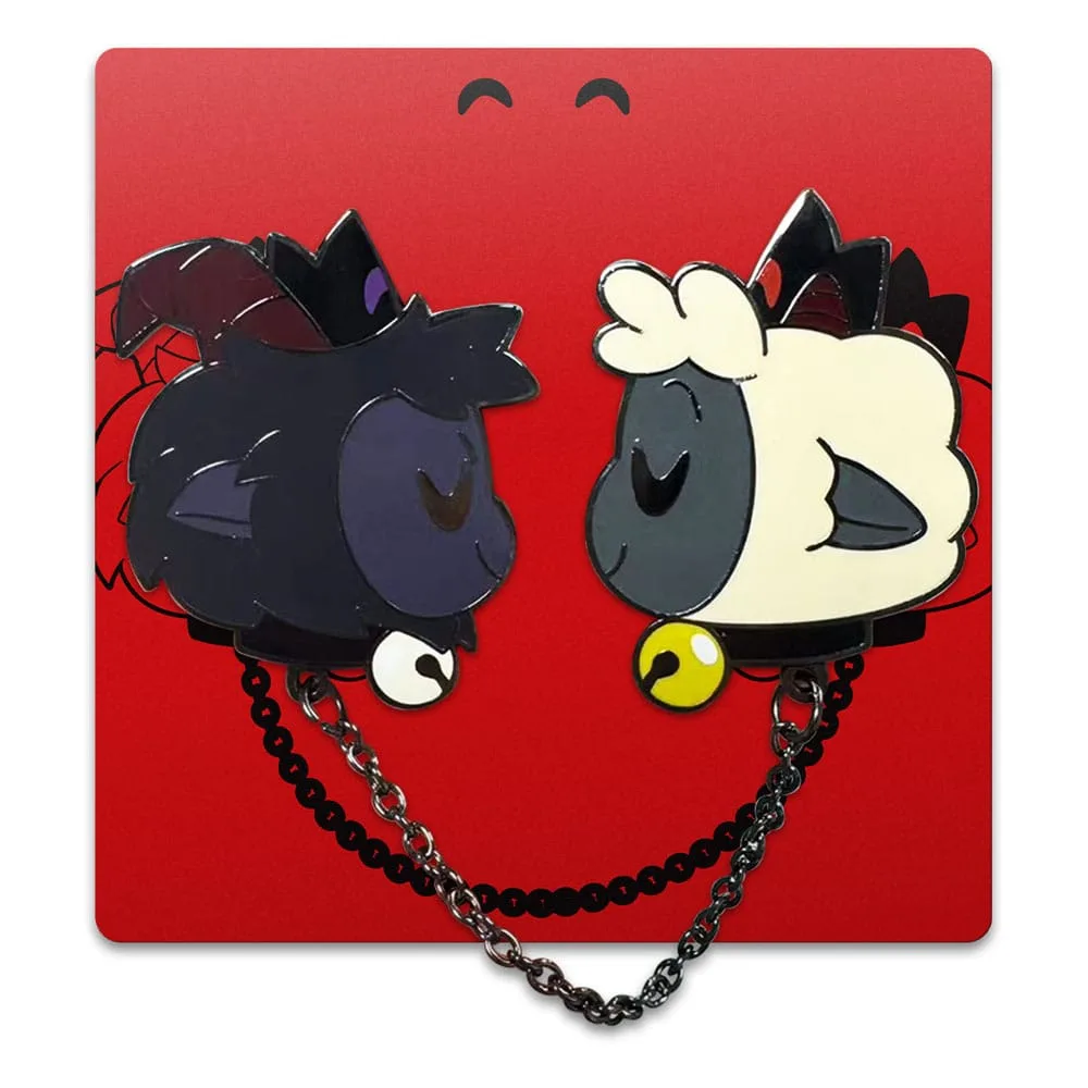 Cult of the Lamb Pin Badge – Goat and Lamb 5 cm 2
