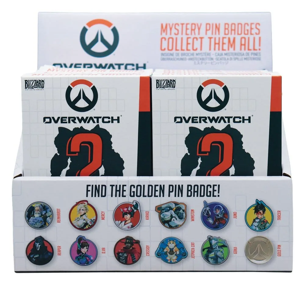 Overwatch Mystery Pin Badges – 12 Blind Box Display 4