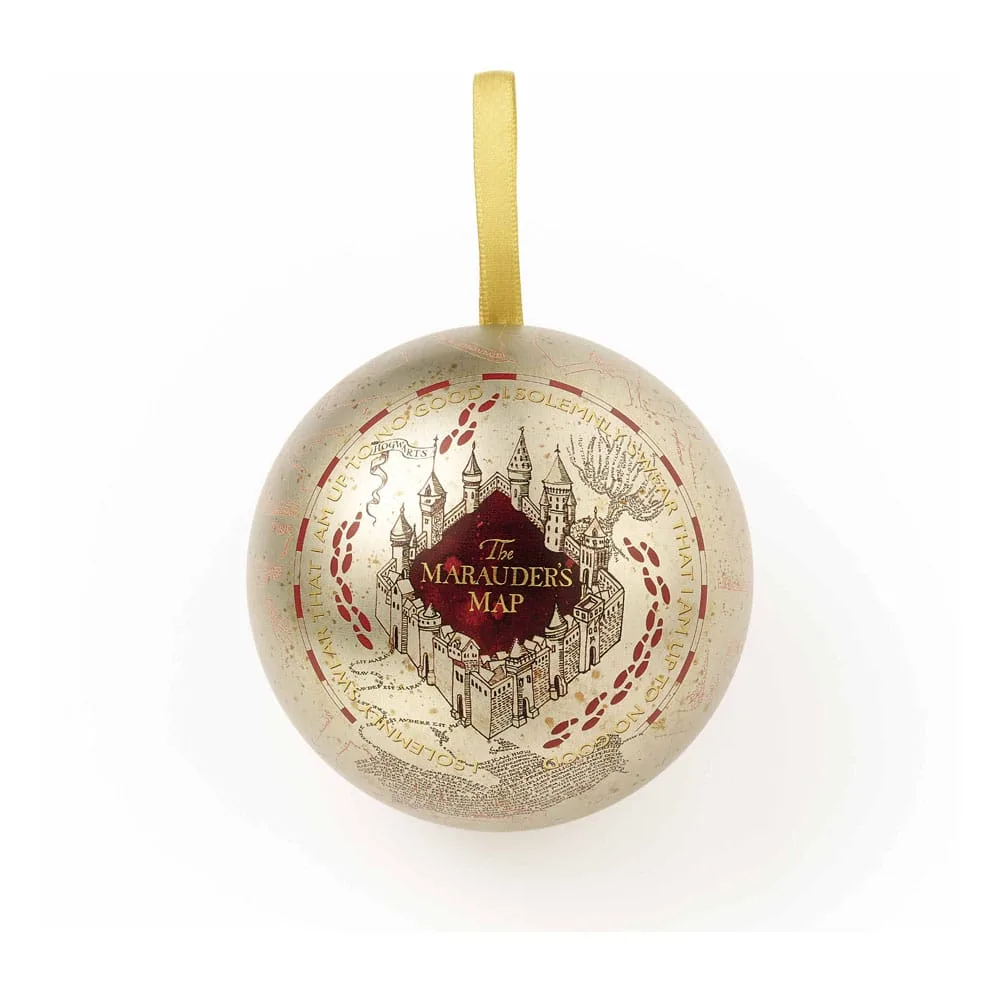 Harry Potter Tree Ornament – Marauders Map with Pin Badge 2